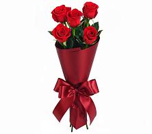 Букет 5 Красных роз Эдлесс Лав в Павловичи
