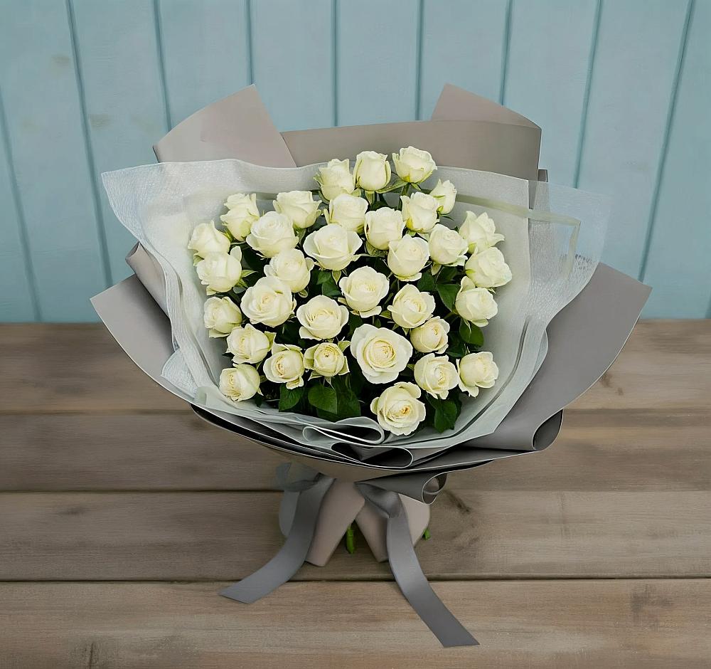 Букет Белоснежная нежность в Павловичи