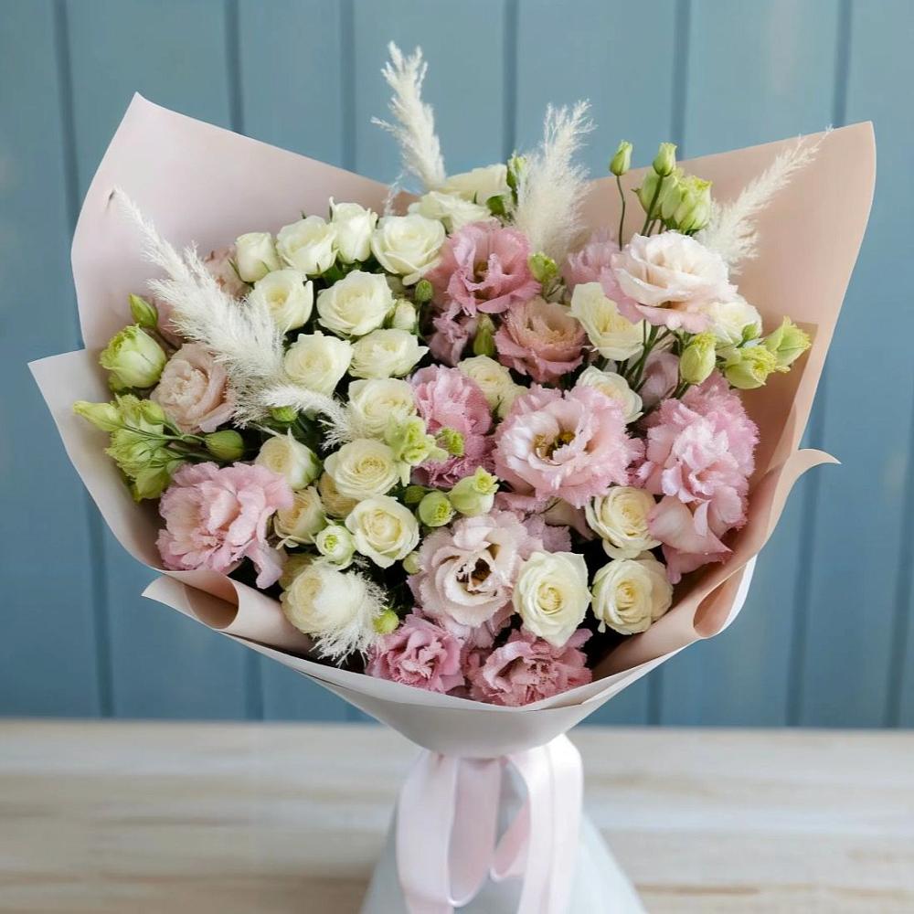 Букет цветов из: Альстромерии и Розы в Павловичи