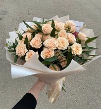 Букет Кремовые розы Латте в Павловичи
