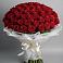 Букет 101 Красная роза Блэк Мэджик в Павловичи