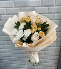Букет цветов из:  Розы и Хризантемы в Павловичи