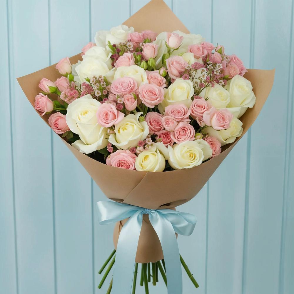 Букет цветов из: Розы в Павловичи