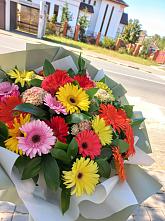 Букет цветов из:  Герберы #REPLACE_PRED# Павловичи