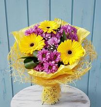 Букет цветов из:  Хризантемы и Герберы в Павловичи