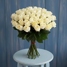 Букет 51 Белая роза Эдлесс Лав #REPLACE_PRED# Павловичи