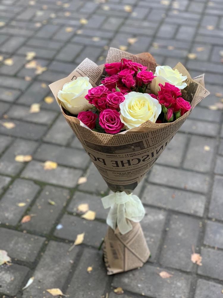 Букет цветов из: Розы в Павловичи